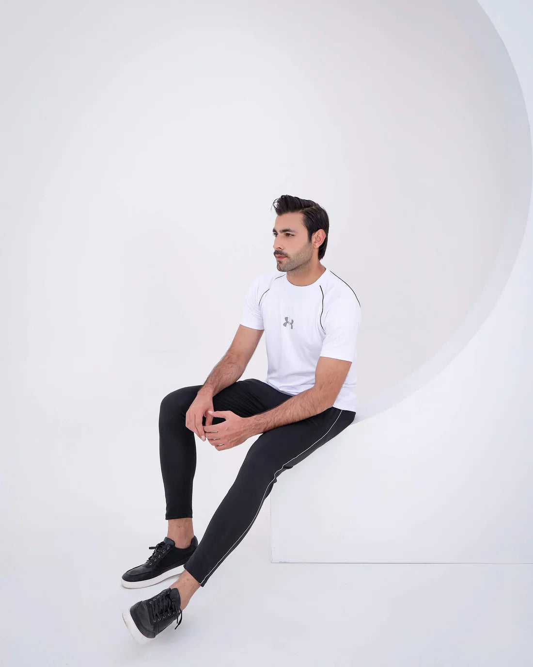 Black & White Active Wear- Summer Tracksuit