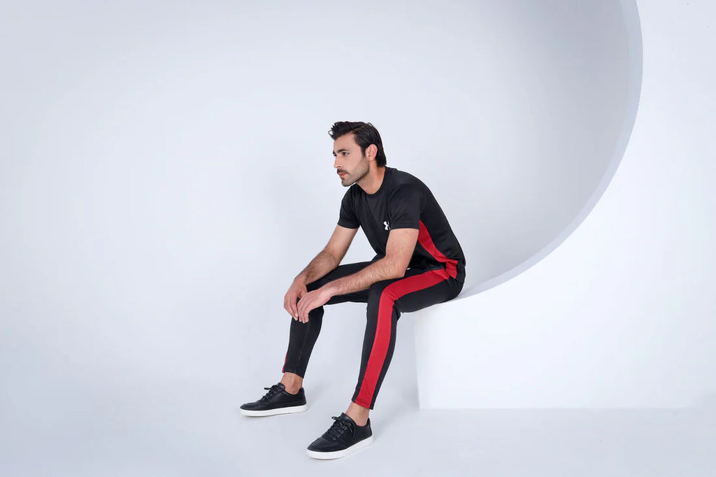 Black-Maroon - Summer Tracksuit