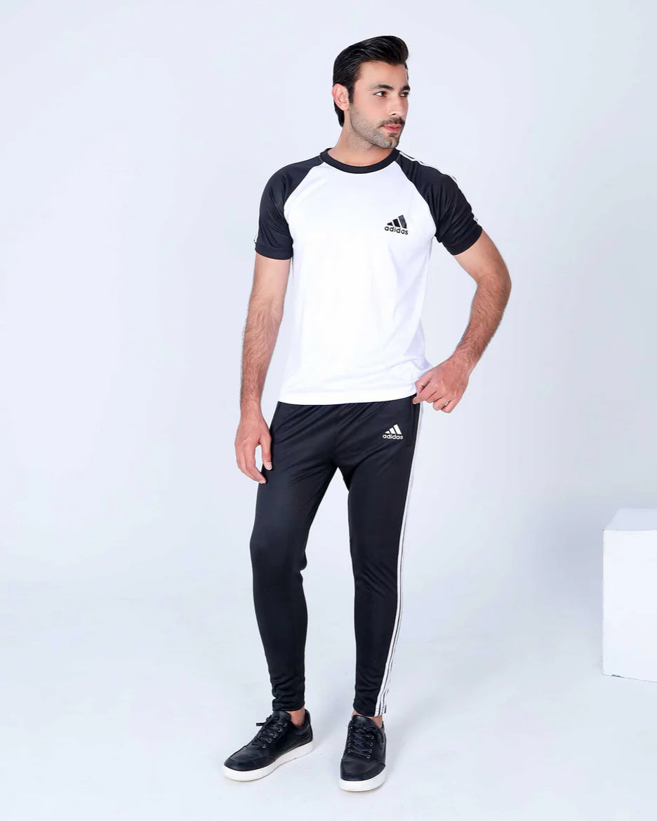 Adi White-Black - Summer Tracksuit