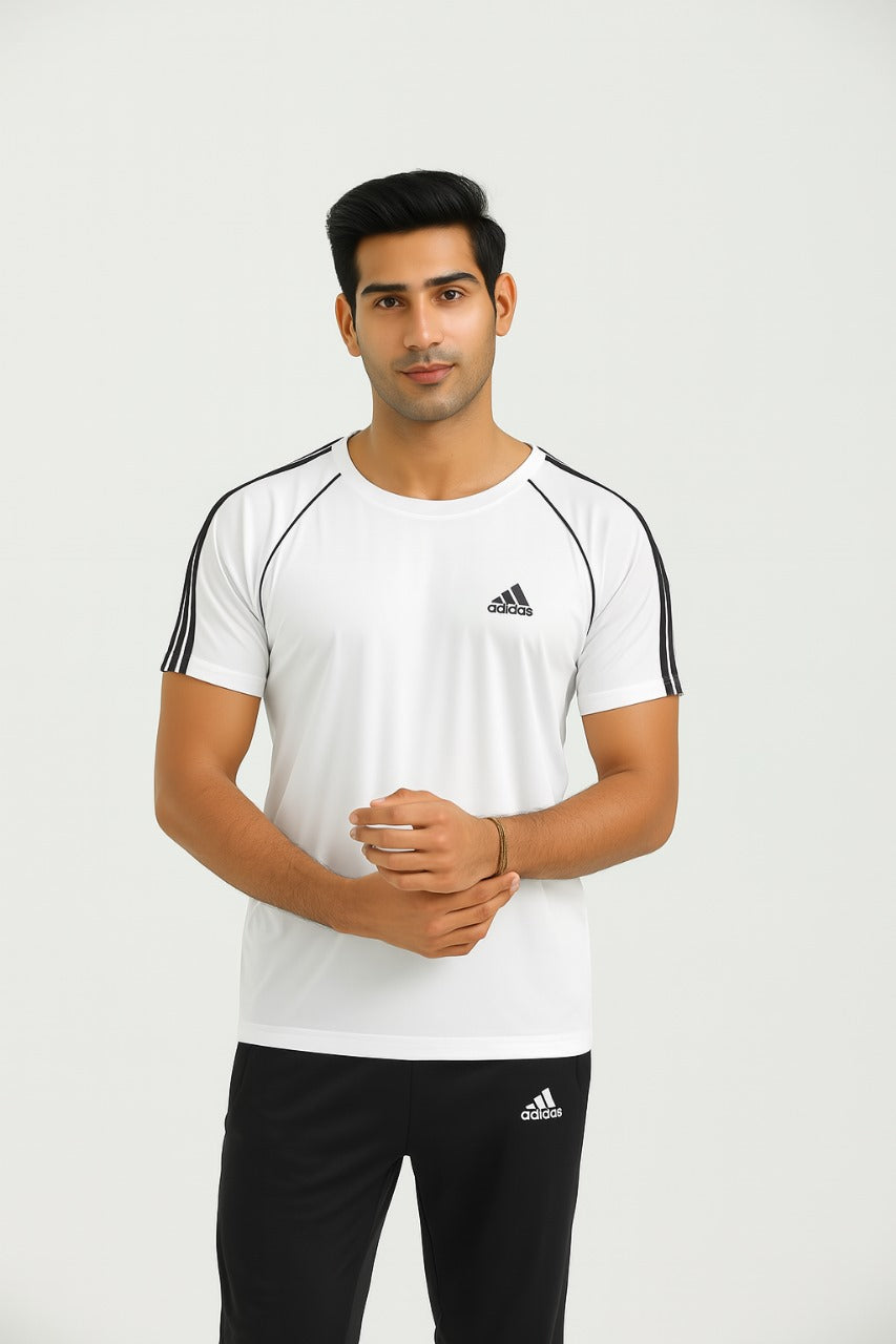 Adi Tri-liner White Summer Tracksuit