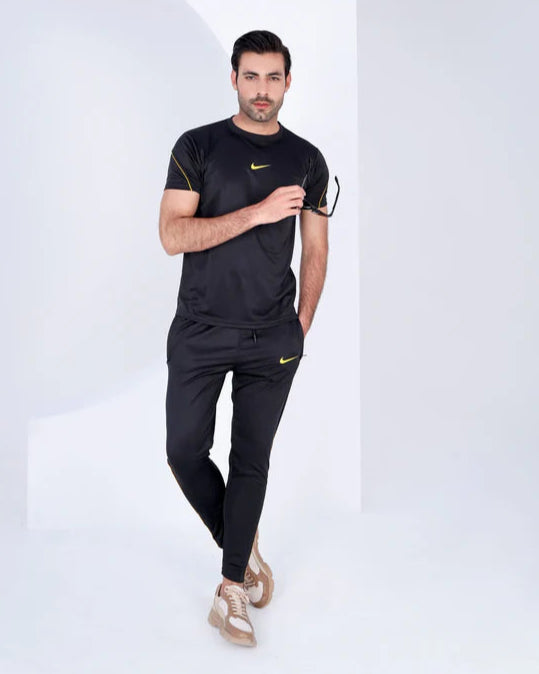 Black-Yellow Line - Summer Tracksuit
