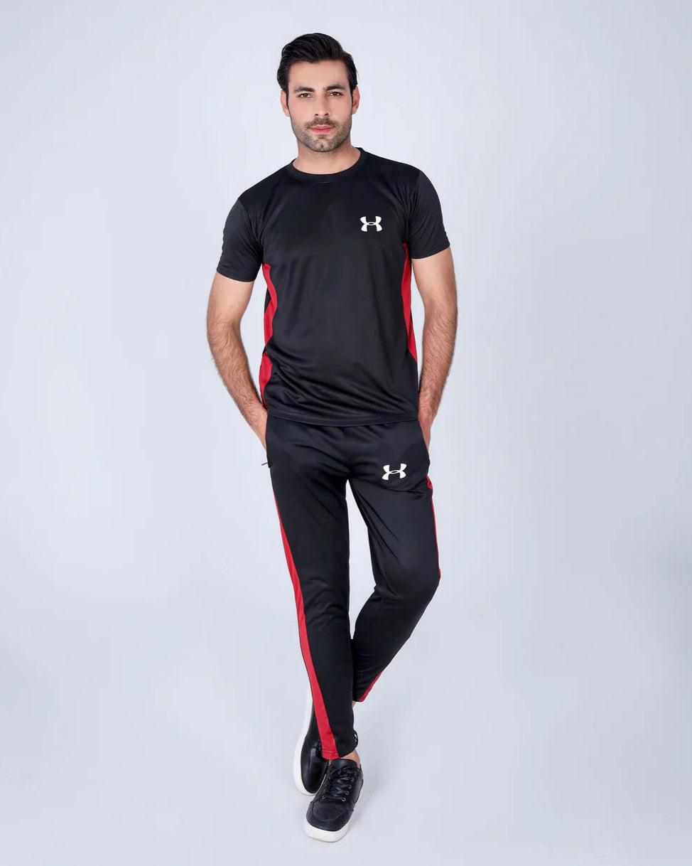 Black-Maroon - Summer Tracksuit