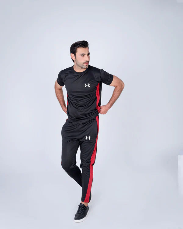 Black-Maroon - Summer Tracksuit