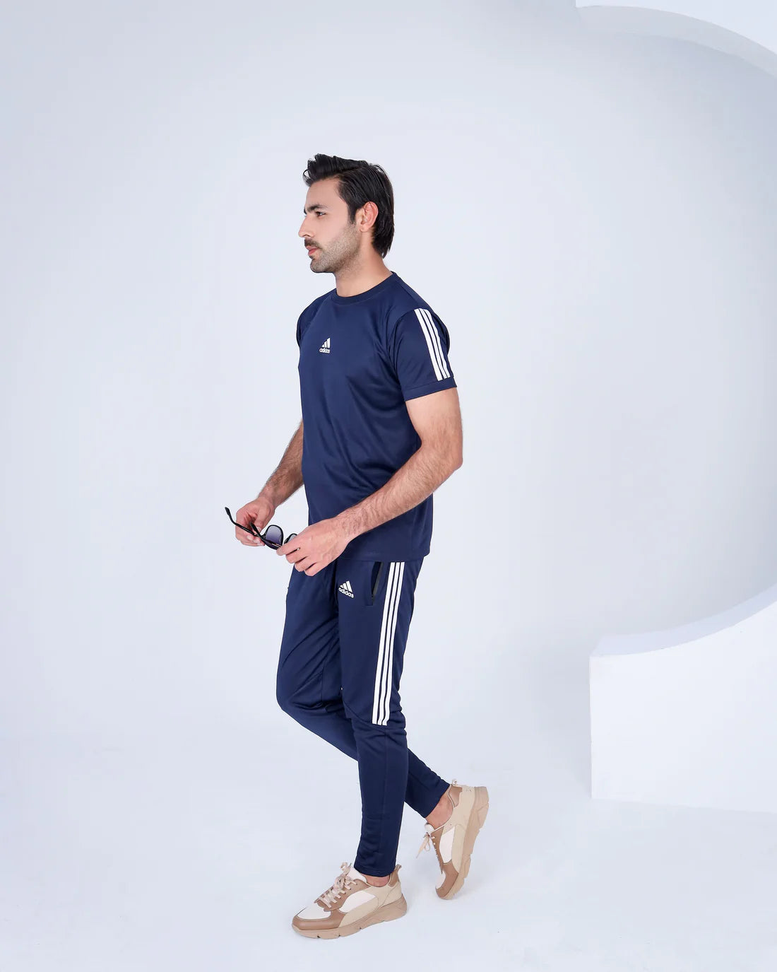 Blue Half Triliner - Summer Tracksuit