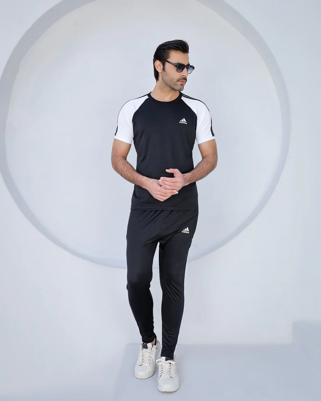 Addi Summer Black & White Triliner - Summer Tracksuit
