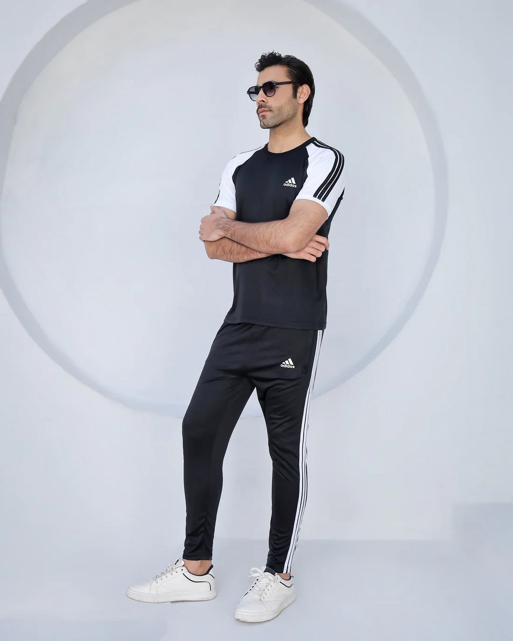 Addi Summer Black & White Triliner - Summer Tracksuit