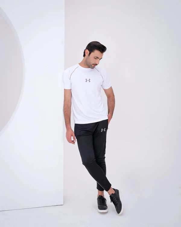 Black & White Active Wear- Summer Tracksuit